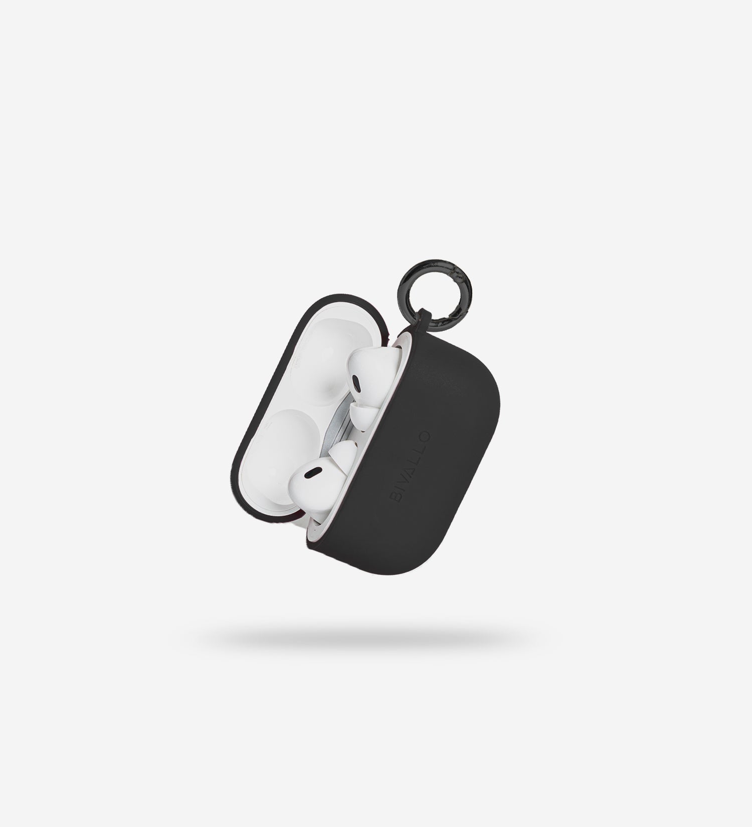 Schwarz AirPods Case Silikon Hülle