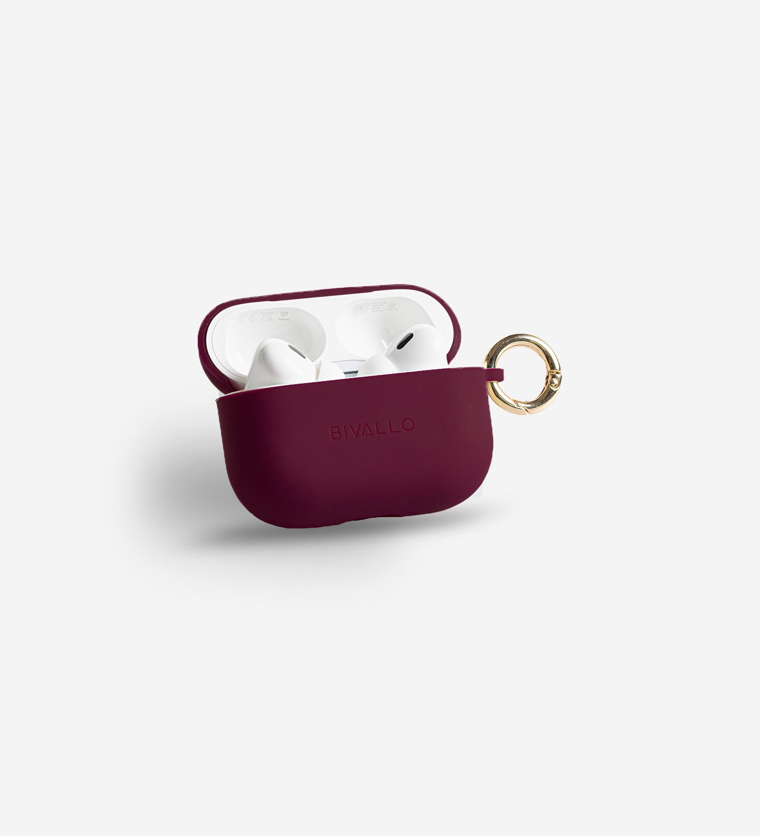 Weinrot AirPods Case Silikon Hülle