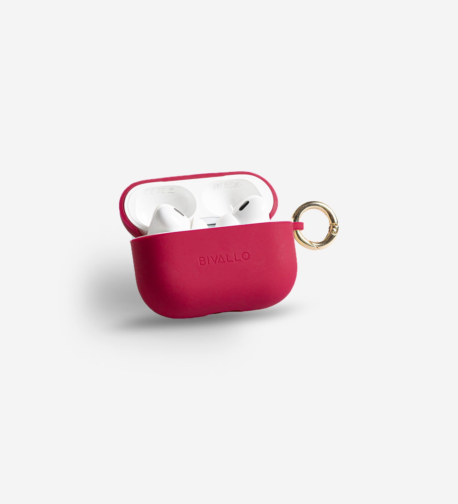 Dunkelrot AirPods Case Silikon Hülle