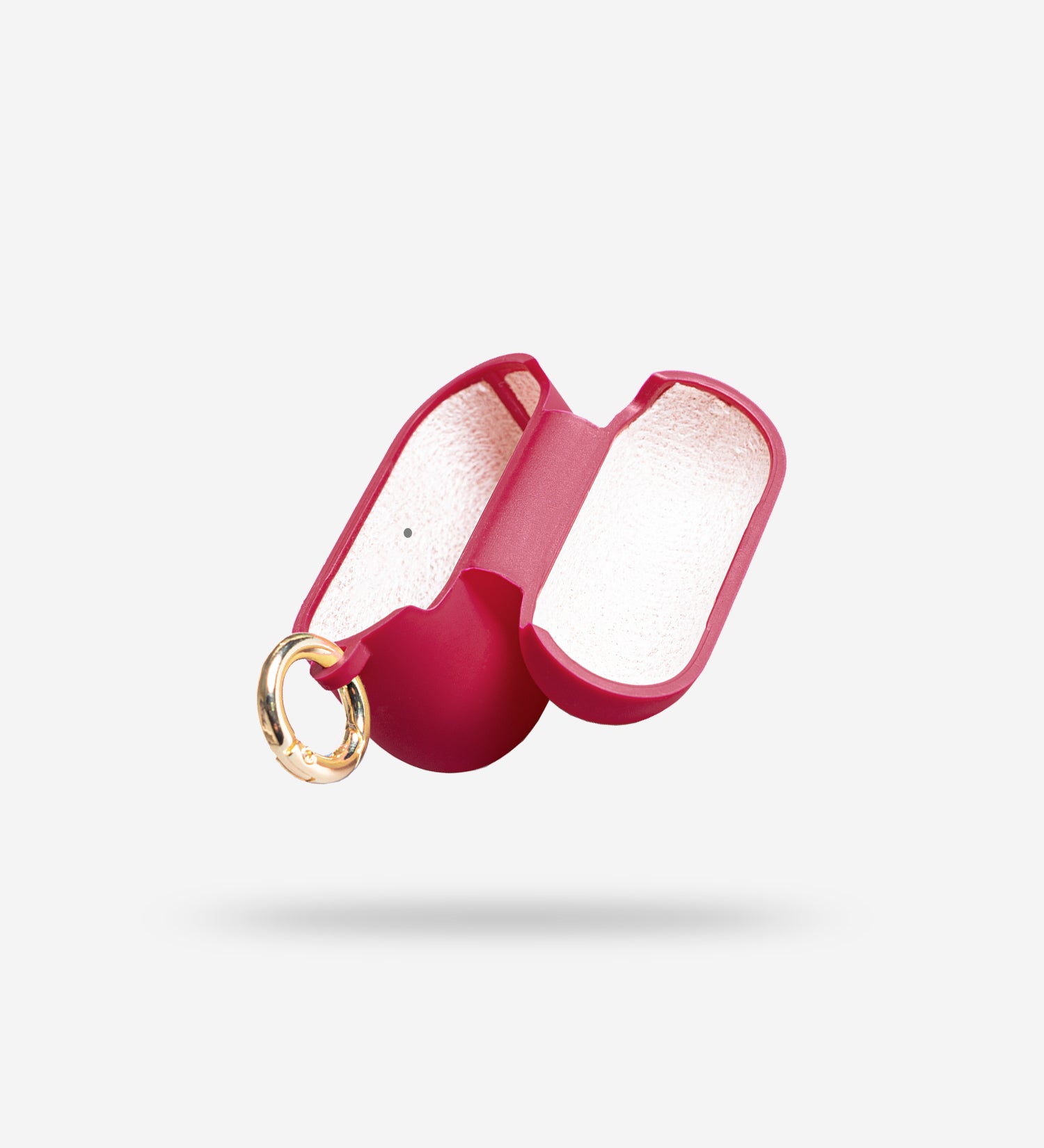 Dunkelrot AirPods Case Silikon Hülle