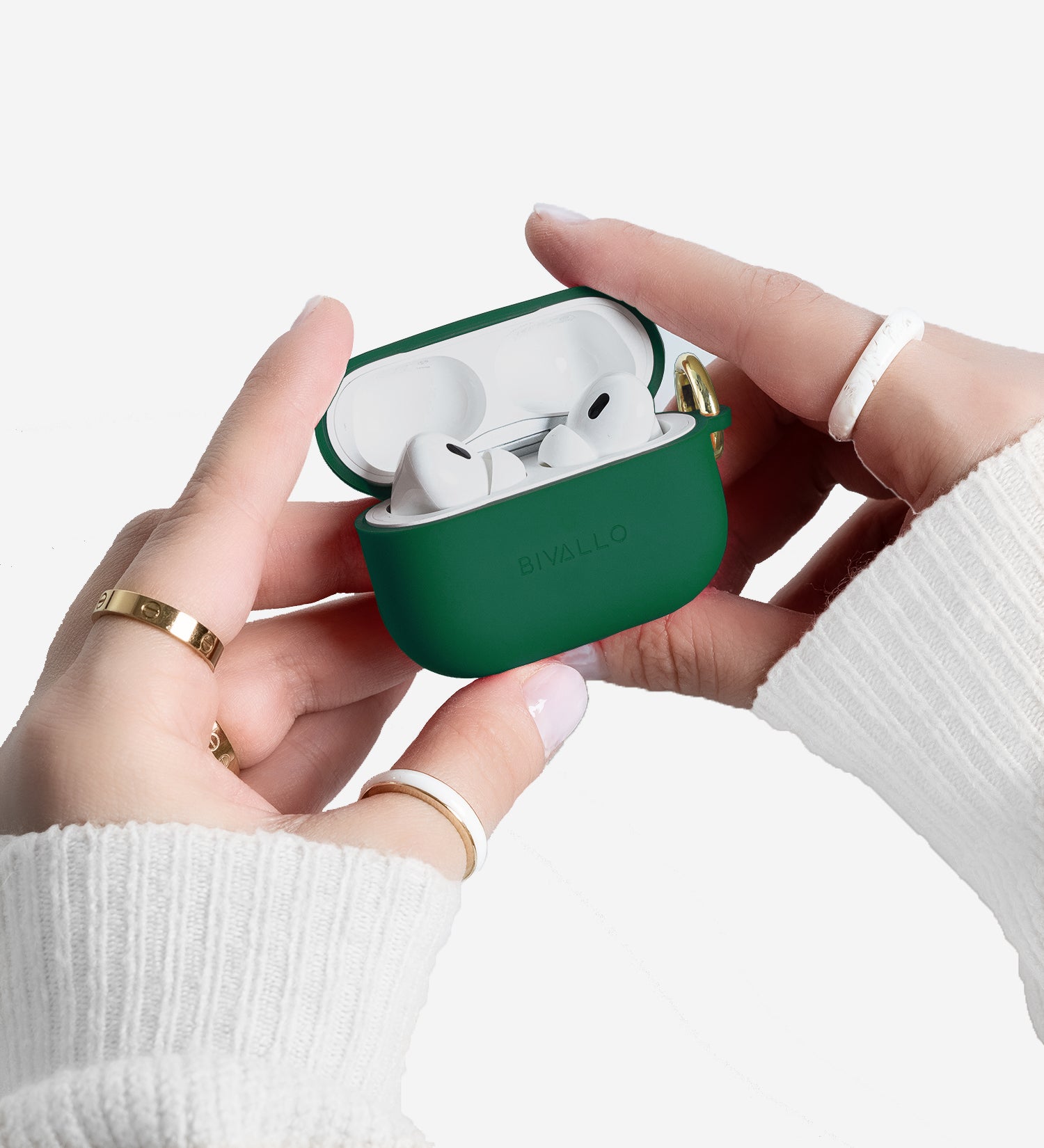 Grün AirPods Case Silikon Hülle