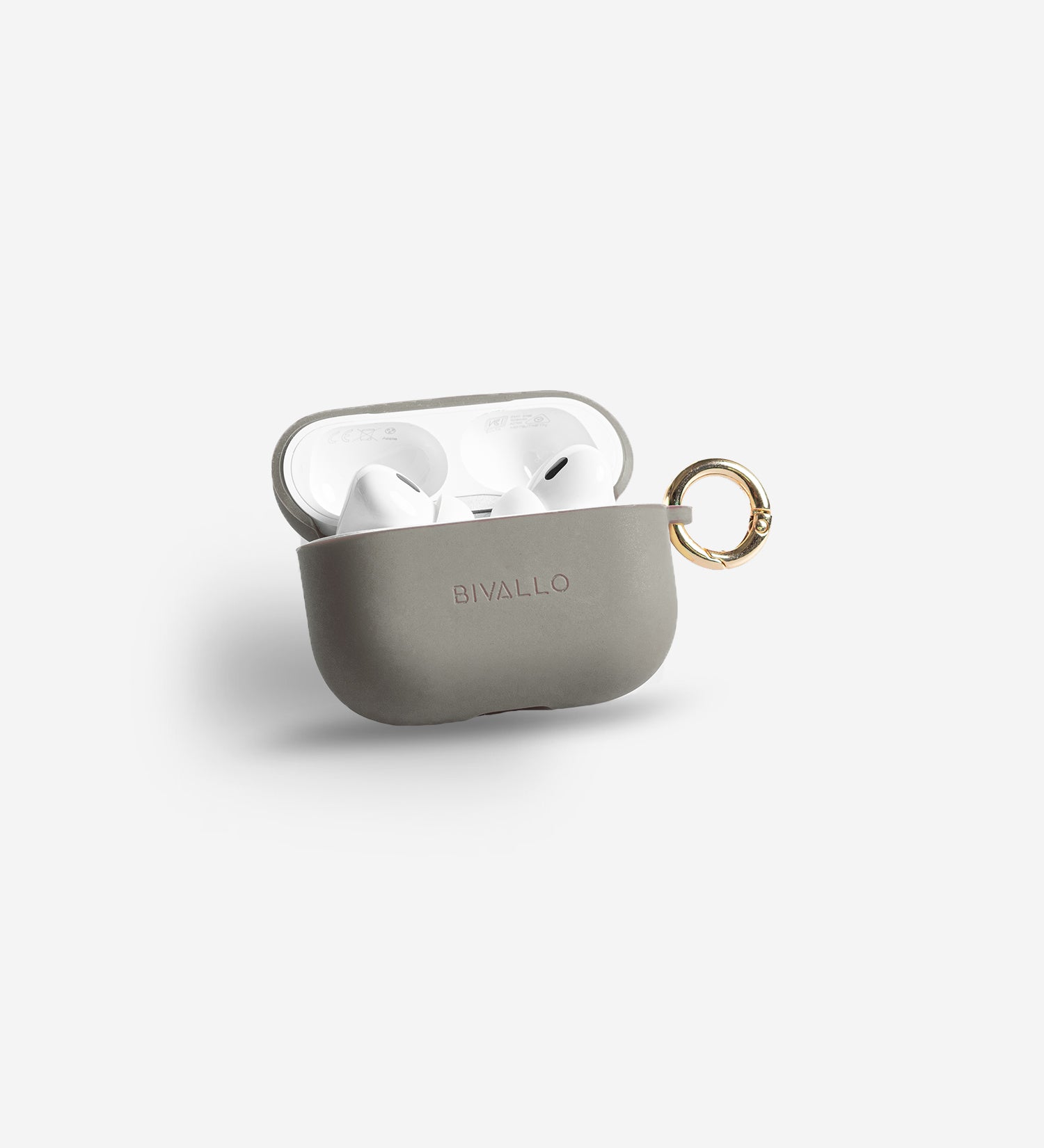 Beige AirPods Case Silikon Hülle