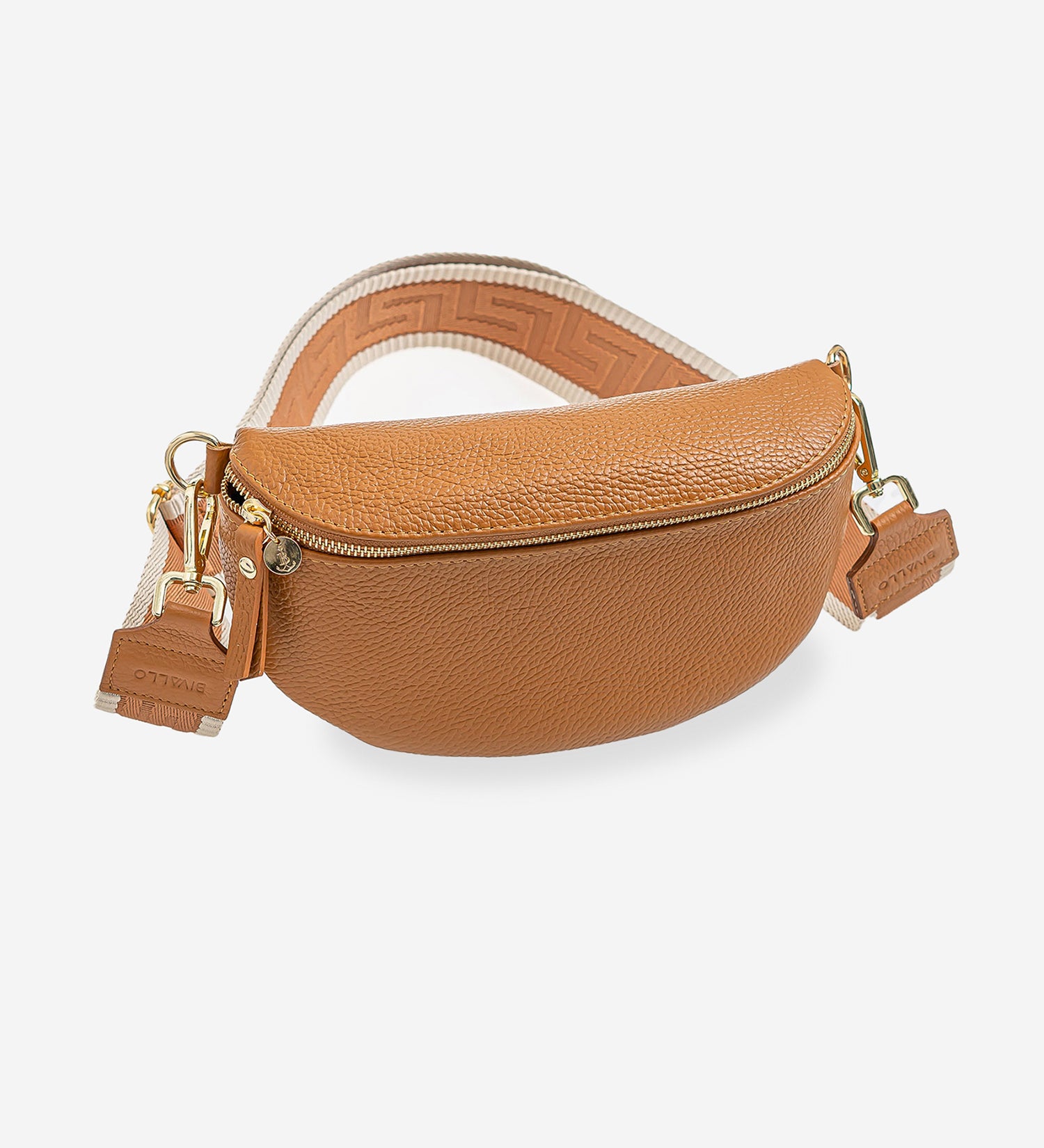 Braun Crossbody Tasche mit 50mm Kordel